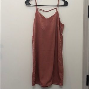 Silky slip dress